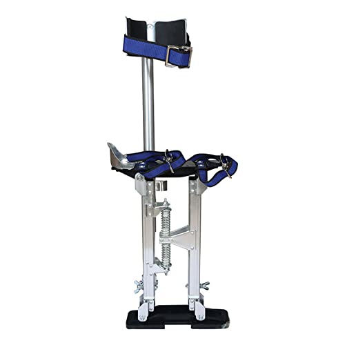 marddpair Drywall Stilts 18-30 inch Grade Adjustable Auminum Tool Stilt for Painting or Cleaning - Silver - Thumbnail 6
