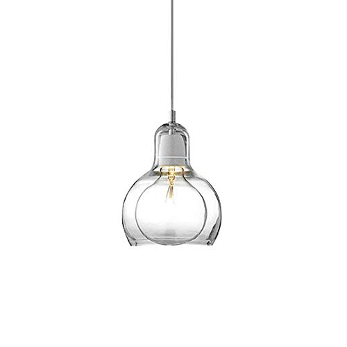 Lustre E27 hauteur réglable plafonnier fer verre pour éclairage de restaurant