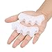 Silicone Toe Spacers Big Toe Straightener for Feet Correct Toes Yoga Toe Straightener for Correct Toe Alignment Hammer Toe Corrector Toe Spreader Foot Stretcher (5 Holes, 4 Beige)