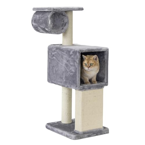 Nobby FINA Arbre à Chat Gris 40 x 35 x 100 cm