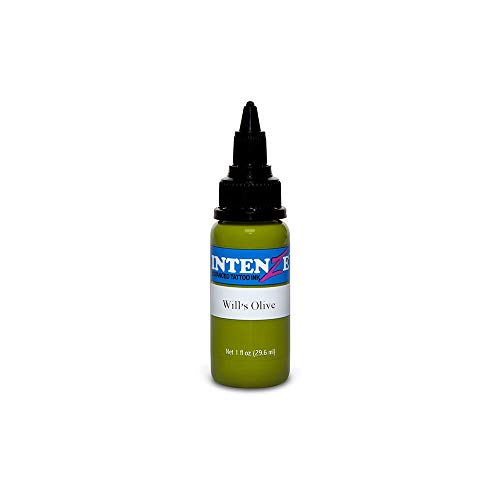 Intenze Tattoo Ink - Will's Olive - 1oz Bottle