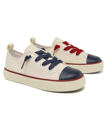 Image of Toddler Little Kid Cushioned Canvas Shoes Slip On Sneakers Soft and Durable