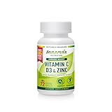 Immune Boost Complex – Vitamin C 900mg, D3 2,500 IU & Zinc 25mg for Immune System Support, 72 Veggie Caps | Innervis Nutrition