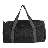 F Fityle Bolsa de Gimnasio Plegable para, Fitness, Organizador portátil, espaciosa Bolsa de Viaje, de Semana para Gimnasio, Deportes al Libre, Negro
