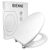 Copriwater Universale in Legno, Sedile WC per Bagno, Tavoletta Copri WC Resistente, Copriv...