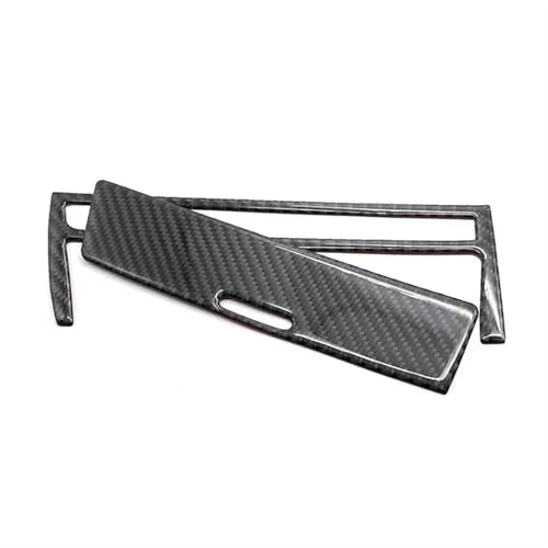 Consola Coche Panel para BMW Serie 3 E46 1998-2005 Panel Control Central Fibra Carbono Coche Cambio Marchas Cubierta Encendedor Cigarrillos Pegatina Embellecedora Cubierta Panel Central Coche(Cigare