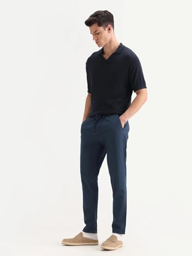 Image of Rare Rabbit Regular fit Striped Trouser
