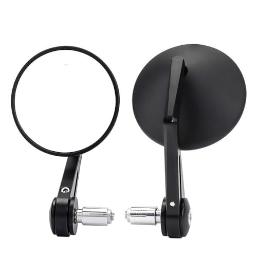 Elimina los puntos ciegos con el espejo retrovisor universal de 360° para manillar de motocicleta