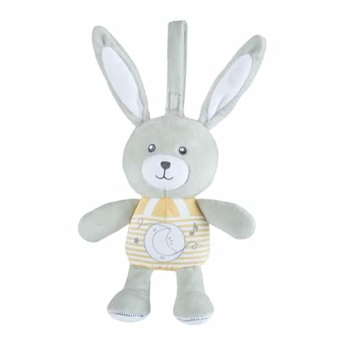 Chicco Veilleuse Lapin First Dreams marionnette lumineuse douce avec sangles avec lumières et sons doux mélodies de 15 minutes lavable en machine +. - vue 4