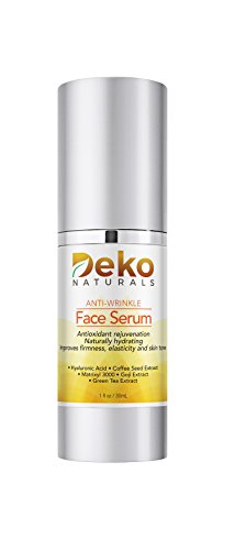 Deko Anti-Wrinkle Serum1 FL oz – Powerful Anti Aging Formula for Fine Lines, Dark Circles, Crows Feet & More