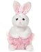 Bearington Lil' Twirls Small Plush Stuffed Animal Bunny Rabbit Ballerina with Tutu, 6"