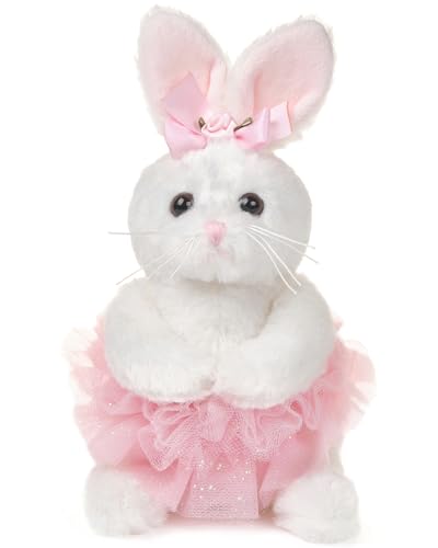 Image of Bearington Collection Ballerina Stuffed Animal - Ballet Doll - Dance Recital Gifts for Girls - Bunny Lil' Twirls - 6"