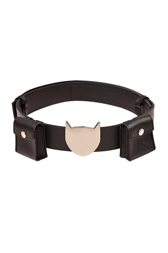 Cosplaya Cat Costume Belt for Woman Womens Adult Teens Men Women Man Accessories Halloween Costumes Sexy Belts One Size Black