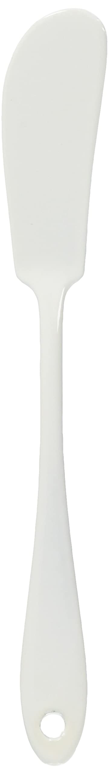 Nagao Tsubame Sanjo Enamel Butter Knife, White, Made in Japan