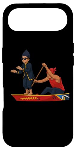 The Aura Farming Meme Kid Dance on Boat Funny Viral Boy Coque pour iPhone Air