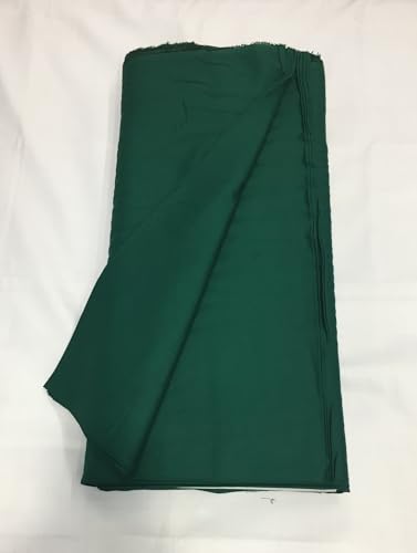 Image of BKRKJ Women's Rayon Cotton Unstitched Fabric by Meter for Sewing Suit Salwar Chudidar Patiyala Kurti Shirt Kameez Blouse Kurta Pyjama (5 Meter, Dark Green)