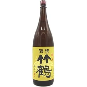 清酒竹鶴 せいしゅたけつる 純米 1800ml 広島県 竹鶴酒造 日本酒" 