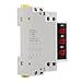 LED Digital Display Amp Meter 3 Phase DIN Rail Ammeter 1-100A Trend Display, Wide Measuring Range for Industrial Applications