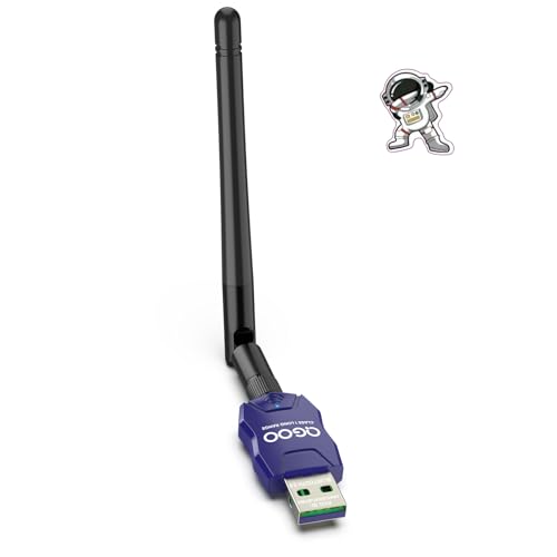 Class 1 Long Range Bluetooth Adapter for PC, QGOO USB Bluetooth Adapter for PC 5.3+EDR, Bluetooth Dongle Bluetooth Receiver Support Windows10/8.1/8/7?blue-091?