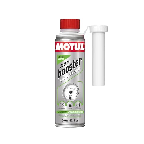 Motul - Aditivo Octane Booster Gasoline (300ml) | Aumenta o índice de octanagem, melhora a performance e previne a detonação do motor a gasolina