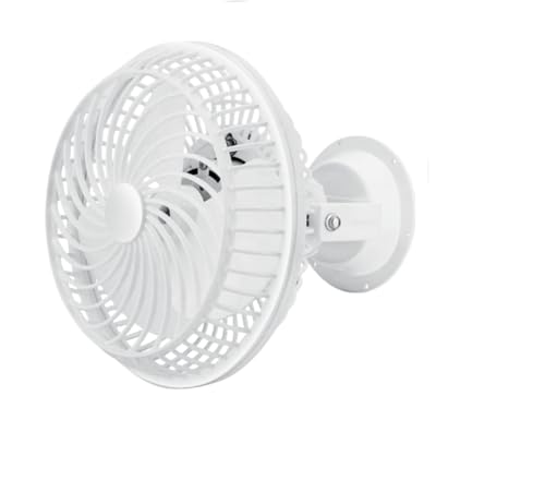 Image of STARVIN 9 Inch Table Fan for Home & Office | Medium Size Desk Fan with 3 Mode Adjustable Speed | 2400 RPM Motor Low Noise Air Circulation Fan (White)