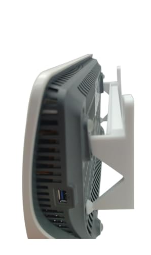 Wandhalterung für Fritzbox 7590 AX 7590 7690 7530 Fritz Box 7590 AX | Halterung - dreiteilig inkl. Befestigungsmaterial Schrauben und Dübe (7590 / 7690 / AX)