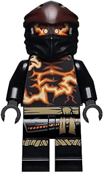 LEGO Ninjago: Cole Minifigure from Master of the Mountain with Drilling Weapons