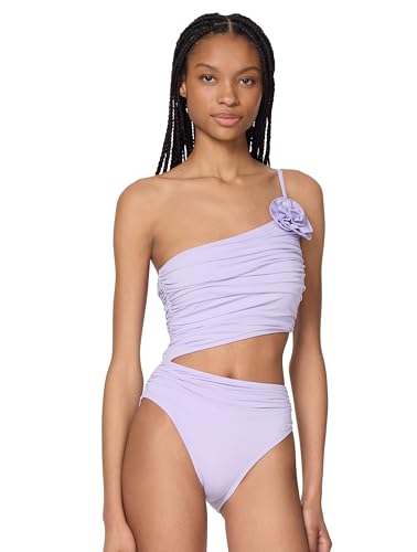 kate spade new york Women's Rosette Solids Shoulder One Piece