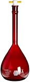 Kimble 28016-1000 Glass 1L, +/- 0.30mL Tolerance, Round with Flat Bottom Ray-Sorb Class A Volumetric...