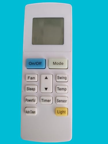 Image of Sanavya AC Remote Control - Compatible Replacement for Split & Window Air Conditioners - Replicates Genuine Remote Functions (O General Ac Remote 222)