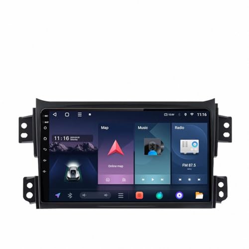 Navegador GPS para Suzuki Splash 2004-2010 con mapas del mundo y alertas de tráfico