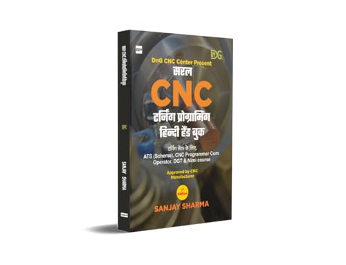 Image of SARAL CNC TURNING PROGRAMMING HINDI HAND BOOK -By- Sanjay Sharma-1st Edition-Jan-2021
