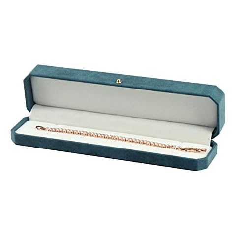 NuAngela Caja de regalo de anillo de piel sintética Cover