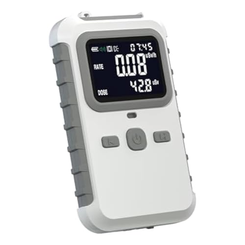 Dosimètre de rayonnement X Beta Gamma haute précision à écran LCD et alimentation rechargeable