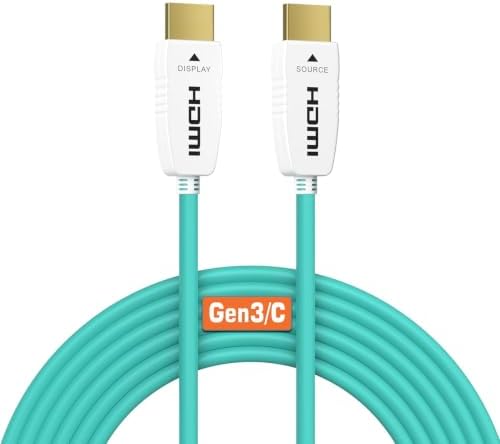 RUIPRO 8K Fiber Optic HDMI 2.1 Cable, 48Gbps, 8K60, 4K120, HDR, eARC, 65FT