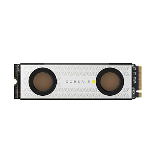 Corsair MP600 PRO XT 2TB Hydro X Edition Gen4 PCIe x4 NVMe M.2 SSD (Up to 7,000 MB/s Sequential Read and 6,550 MB/s Write Speeds, High-Density TLC NAND, Hydro X Series XM2 Water Block) White