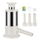 Rellenador de Salchichas | Procesador Manual con 4 Tubos de Relleno,Embutidora Manual para Hogar,para Salchichas Bratwurst Arroz Pegajoso Barbacoa Charcutería Fiestas Preparación