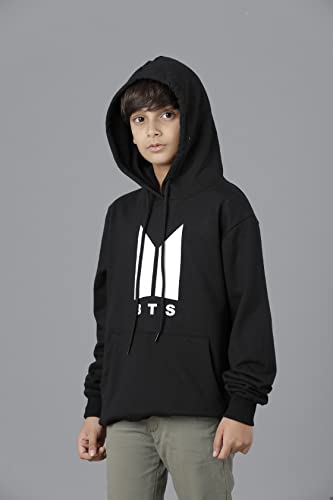 Image of KYDA KIDS Boys Cotton Regular Fit Hooded Neck Hoodies - Sweatshirt with Hoodies Full Sleeves Winter Wear, Long Sleeve Sweatshirts for Boys