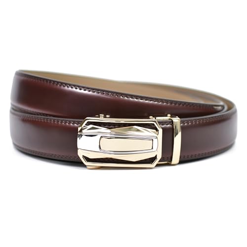 Image of WildHorn Men's Genuine Leather Belt for Men| Premium Auto-Lock Buckle | Adjustable up to 48 inch | Formal & Casual Wear | Micro-Adjust Fit | Stylish Gift Box Included