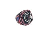 Discount Sports Rings Home Plate BLACK BODY Championship Ring, Premium Softball Baseball Ring/Player/Team Awards/Tournament Rings (Pink)