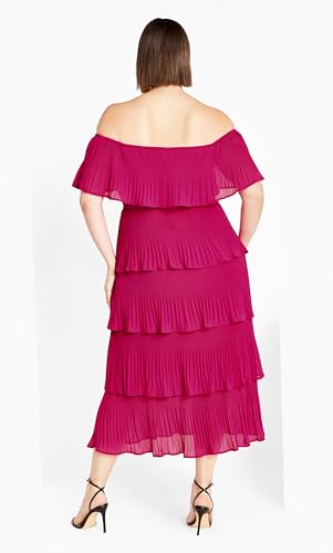 Image of City Chic Women's Plus Size Night Garden Dress