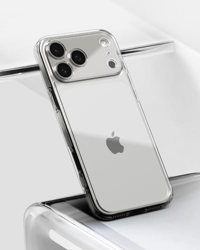 Spigen iPhone 17 Pro Hülle Signature [Anti Vergilbung] Ultra Hybrid Case Handyhülle Transparent Schutzhülle Slim Dünn – Crystal Clear 3