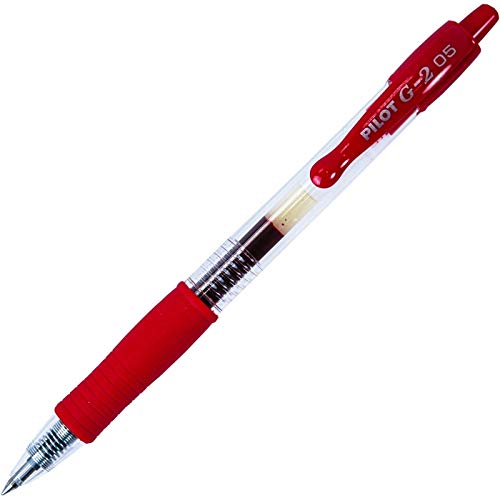 Pilot 31004 G2 Bolígrafo retráctil gel rojo x12 miniatura 1
