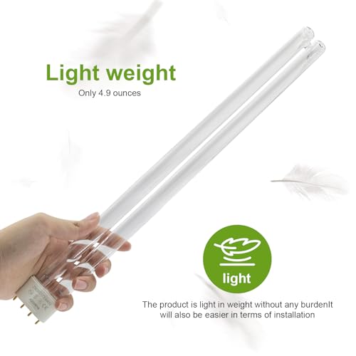 Image of showingo 36 Watt UV Bulb Lamp for use with 2G11 (4-pin) Bulb Bases, a Fully Compatible Replacement for Jebao 36W PU-36W Filter(2 pcs)