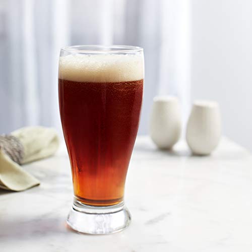Libbey 195 Classic Pub Beer Glasses Party Pack, Stackable, Modern Bar Glassware Set Of 12, Large All Purpose Pint Beer Glasses thumb #1