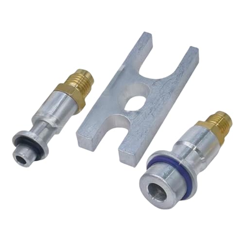 Tapón de prueba de fugas de aire acondicionado de coche, herramienta de mantenimiento de aire acondicionado de coche, tapón de prueba de tubo de CA sensible de alta resistencia para mantenimiento de
