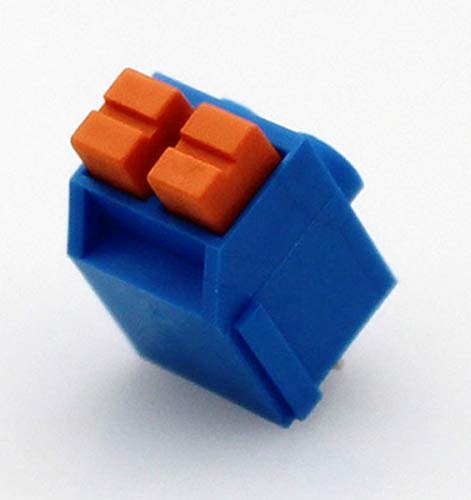 Davitu 50PCS spring terminalblock 5.0MM HY5.0 screwless connector DG390 DA270 2P 3P combine - (Color: Grey, Pins: 6P)