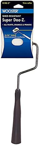48-Pack of 3” x 3/8” Nap Wooster R105 Magikoter Super Doo-Z Trim Roller with Roller Cover