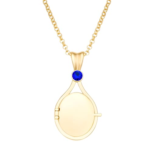 925 Sterling Silver Mermaid Necklace For Women - 14K Gold Filled H2O Mermaid Just Add Water Zircon Pendant Necklaces, Little Mermaids Shell Necklace