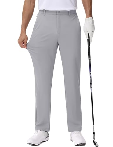 TACVASEN Golf Pants Men - 30"/32"/34" Stretch Lightweight Quick Dry Dress Pants for Men with Pockets for Work Casual2
